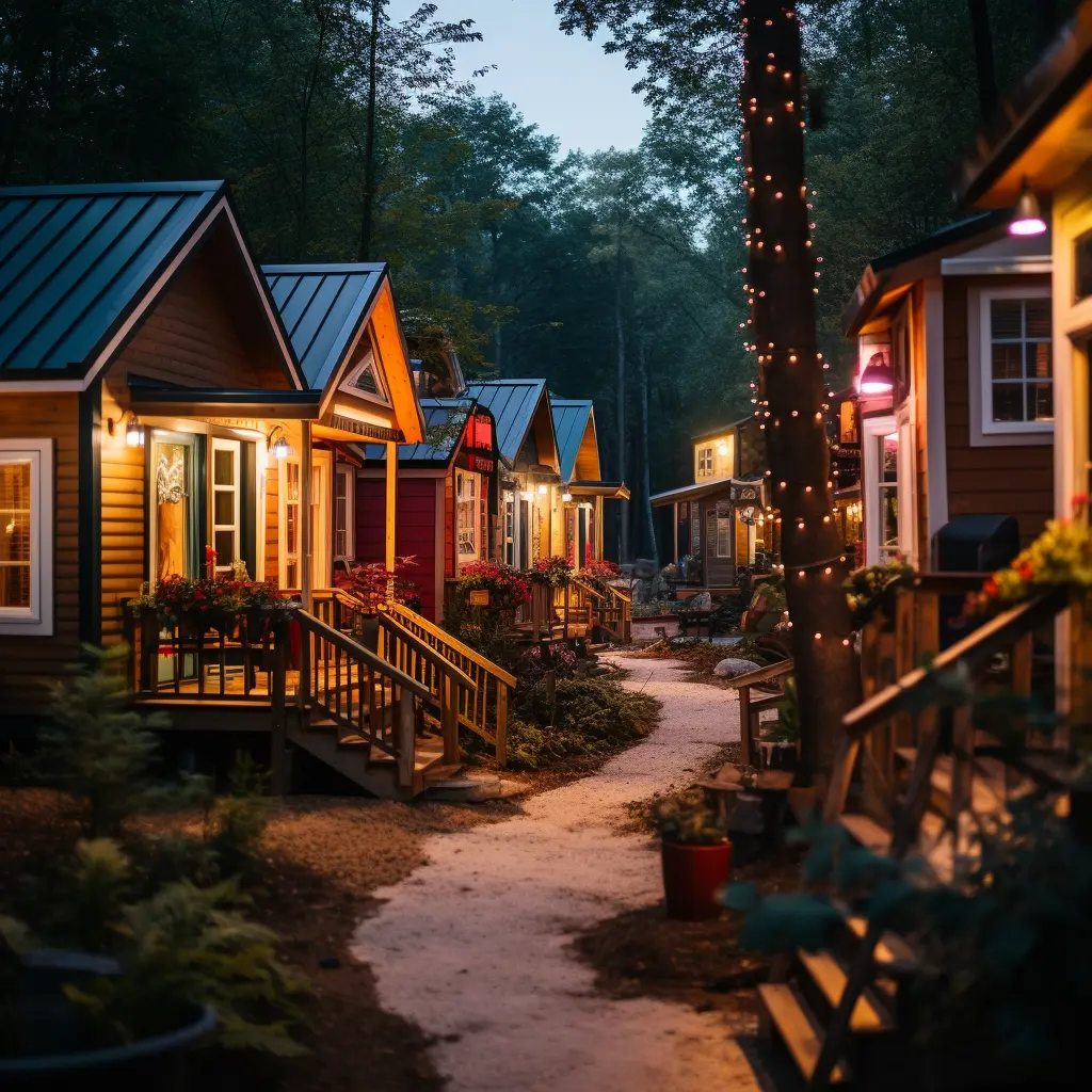 Tiny home village community
