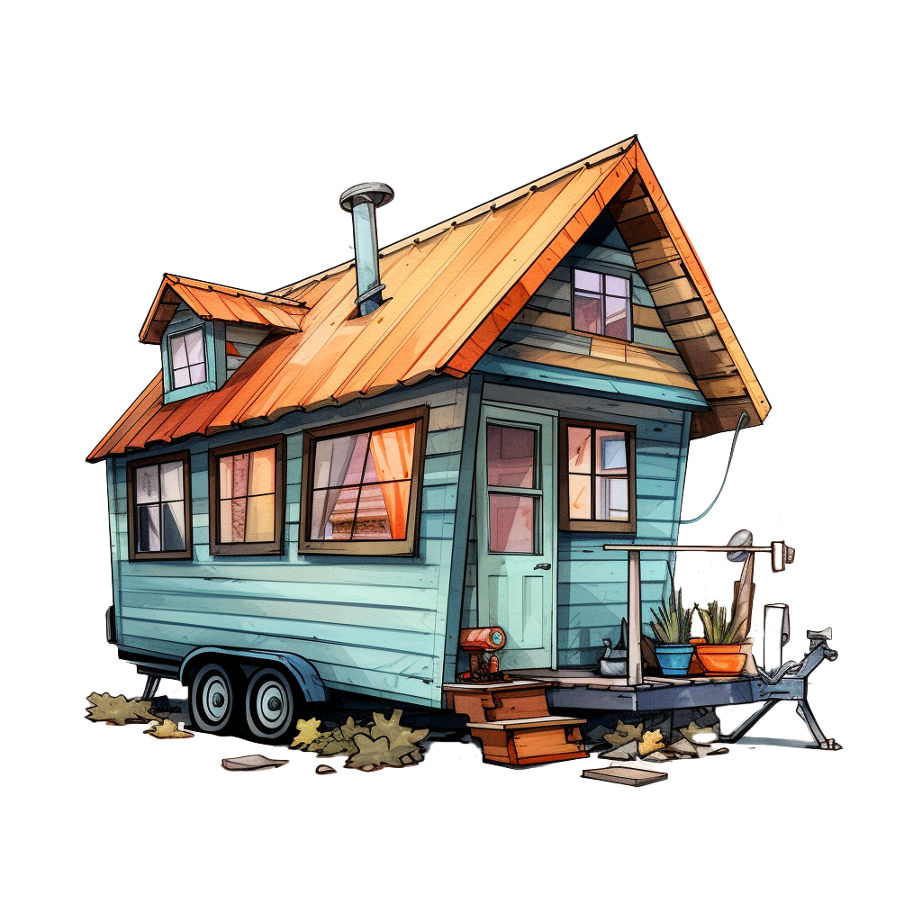 Tiny Home Illustration